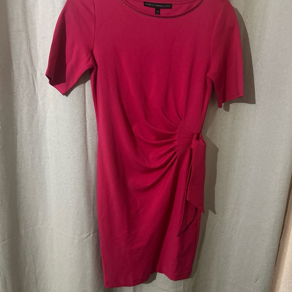 White House Black Market Fuchsia Mini Dress